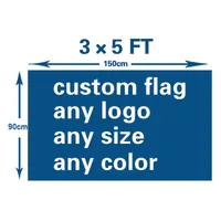 Пользовательский флаг премиум -качественный бесплатный дизайн FedEx 100D Polyester 150x90cm спортивный рекламный клуб логотип