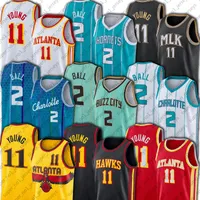 LaMelo 2 Ball Trae 11 Young Jersey Basketball Gordon 20 Hayward Throwback Spud 4 Webb Jerseys Atlanta&#039;&#039;Hawks&#039;&#039;Charlotte&#039;&#039;Hornets&#039;&#039;Jersey