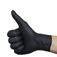 4.2g Black Nitrile Gloves Disposable Glove 20PCS Powder Free Latex Free