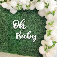 PATIMATE Oh Baby Wall Sticker It's A Boy Girl Baby Shower Decoration 1st Birthday Party Decor Kids Babyshower Gender Reveal 220215