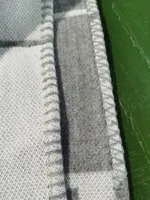 Letra manta suave lana mezcla bufanda chal portátil cálido tela escocesa sofá cama vellón toalla primavera otoño mujeres lanzar mantas