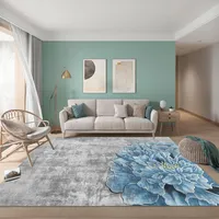 Alfombras abstracta para sala de estar nórdica suave estera al aire libre alfombrillas de baño de decoración linda piso alfombra antideslizante mesa de café alfombra