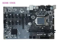 12 GPU Mining Motherboard B250 chipset support DDR4 intel G4400 CPU