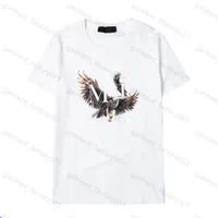 Europejski i Amerykański High End Street Moda Męska Koszulka 2021 Drukowanie Krótki Rękaw Para Stylista Hip Hop Tee Koszula Top Quality Pullover Tshirt