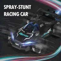 ドリフトスプレーレーシング高速音楽ライト2.4G車のリモコン子供の充電おもちゃの車