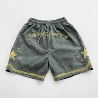 Verde do exército 21ss shorts roupas de verão 100 algodão esportes high street preto