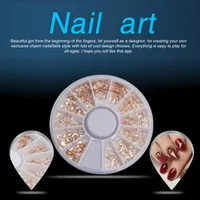Nail Art Kits 3D Steentjes Glitters Studs Acryl Tips Decoratie Manicure Wiel Rhinestone DIY Clear AB Color Accessoires