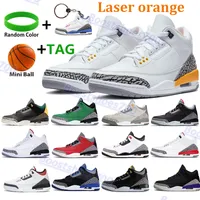 Chaussures de basket-ball de haute qualité baskets de sport de plein air laser orange unc varsity royal cement se feu rouge cour violet