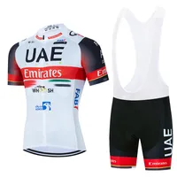2022 UAE Ciclismo Equipo Jersey 20d Bike Shorts Set Ropa Ciclismo Mens MTB Summer Pro Bicycling Maillot Ropa inferior