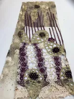 Лента высококачественный лук цвет африканские свадебные кружева ткань продают французский сетка 3d вышитые тканиzx195