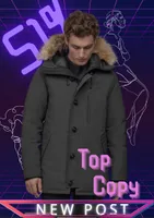 Высочайшее качество Мужские пуховые куртки Весов Homme Открытый Зимний Верхняя одежда Большой Реальный Мех с капюшоном FunRure Manteau Down Toot Coots Parkas