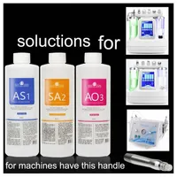 Cilt Beyazlatma Hydra Makinesi Aqua Soyma Solüsyonu AS1 SA2 AO3 400ml Soyma Çözümleri İçin Yüz Özel Sıvı Serum