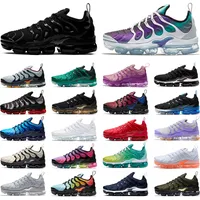 Top TN Plus Running Shoes Chaussures Atlanta Black Royal Pure Platinum Triple White DMP Mens Womens Trainers Outdoors Sneakers Size 36-47