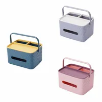 Pudełka na tkanki serwetki domowe biurko kuchenne pudełko na pudełko kuchenne kosmetyczne magazyn toaleta pompowanie taca