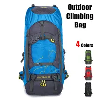 Duffel Bags Large Capacity Waterproof 60L Travel Mountaineering Backpack Heavy Duty Outdoor Hiking Sports Water-Resistant Camping