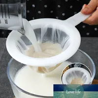 100/200/400 Malla de malla Cuchilla de malla de malla ultra fina Cuchara de filtro de malla de nylon para el yogur de leche de leche de soja café para apto