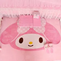 새로운 귀여운 만화 내 멜로디 카펫 애니메이션 100x160cm 홈 소프트 모피 깔개 어린이 여자 침실 거실 바닥 매트 도어 매트 장식 2103012226H