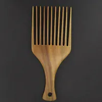 Outil de coiffure peigne en bois en bois naturel en bois naturel