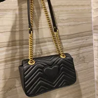 Yüksek kaliteli çanta çapraz vücut lüks tasarımcı marka moda omuz çanta kadın zincirleri mektup çanta telefon çantası cüzdan tote vintage aşk tüm maç