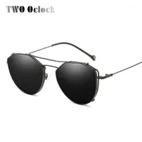 Oclock Prescription Sunglasses Myopia Ladies Clip On Glasses Polar Optics Metal Frame For Nearsighted Z171871