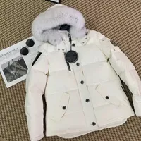 YUDown Jacket Men's Fur Collar Parkas Winter Waterproof White Duck Coat Cloak Fashion Men and Women Couple Moose Casual Edition Warm Keeping
