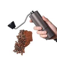 Mini Kahve Öğütücü Taşınabilir Manuel Kahve Öğütücü Yüksek Kalite Çapak Taşlama Makinesi Kahve Çekirdeği Freze Makinesi