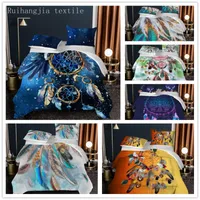 Bedding Sets Wind Chime Themed Set 3d Printing 2 3 Duvet Cover + Pillowcase Single Double Adult Child Large Multi-Size Bed Decoration