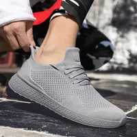 2019 Erkekler Rahat Ayakkabılar Moda Nefes Sneaker Erkekler Ultralight Boy Açık Yürüyüş Ayakkabıları Trainer Sneakers Chaussure Homme S9KD #