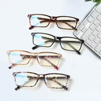 Sonnenbrille Boncamor Mode Lesebrille für Männer und Frauen, klare Textur von externem Licht, starke Frühlingsscharniere