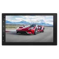 7 inch Double Din Digital Media Car DVD Stereo Receiver Bluetooth 5.0 Touch Screen Car-Radio MP5 Player Support Rear Front-View Camera AM FM MP3 USB Subwoofer