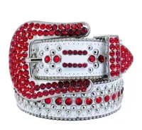 21SS Designer Men's BB Simon Fashion Classic Belt Bling Ladies Shiny Diamond 11 Color