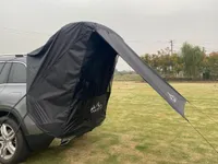 Çadırlar ve Barınaklar Açık Kamp Araba Trunk Çadır Sunshade Yağmur Geçirmez Arka Kendini Sürüş Turu Barbekü Yürüyüş için Basit Motorhome