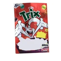 Empty edibles packaging bag trix cocoa reese's crunch berries mylar stand up pouch zipper resealable DHLa21 a29528c595h