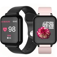 Хорошая цена! B57 Smart Watch Водонепроницаемый Smart Wriatband Сердцетере Кровяное давление Кровяное Давление Мониторинг Кислорода B57 SmartWatch Умный Браслет