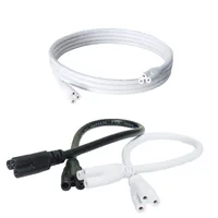 ACCESSOIRES D'ÉCLAIRAGE Connecteur de câble de tube LED à 3 broches Connecteur Câble US Plug On interrupteur Cordon d'alimentation pour l'intégration T5 T8