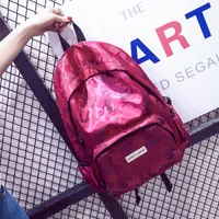 Backpack 2021 야생 옥스포드 천으로 여성 위장의 한국어 버전 고등학교 학생 가방 여행 mochilas