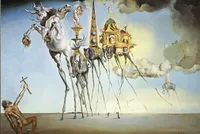 Salvador Dali The Temptation of St. Anthony Paintings Art Film Print Silk Poster Home Wall Decor 60x90cm