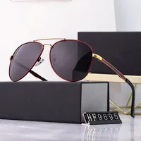 Brand fashion designer Womens Men sunglasses retro vintage pilot metal frame Polarized lenses UV400 Highly quality Drive Driving Goggles with box óculos escuros de