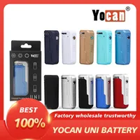 YOCAN UNI BOX MODキット650MAH予熱VV可変電圧バッテリー厚いオイルカートリッジのアダプターTH420オイルアトマイザーポータブル5色