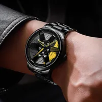 Montres Montres Montre Hommes Mouvement automatique Quartz Bracelet Sport Bracelet Vacual Placage Style Non-Mécanique Horloge