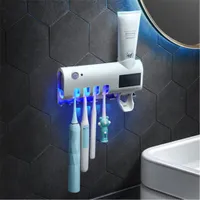 Smart Toothbrush Sterylizator Sterylizator UV UV Uchwyt do zębów Uchwyt USB Szczoteczka do zębów Rack Pasta do zębów Squeezer Półka Y0220