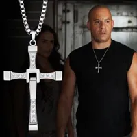 Цепи Miqiao Fast и Furious 6 7 8 Hard Gaz Actor Hip Hop Доминик Toretto Cross Ожерелье Подвеска Для Мужчин Друг Подарок Мода Ювелирные Изделия