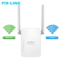PIXLINK Wireless WiFi Range Extender Booster 300Mbps Wi-Fi Repeater Network Router 2 Antennas Signal Wsp Easy Setup WR13 G1109