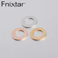 Fnixtar 20pcs 25mm Cercle creux Charms Miroir Connecteur rond en acier inoxydable poli pour bricolage Bracelet Bracelet Colliers 210720