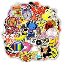 600 PCS Random Waterproof Funny Mixed Stickers Toys for Kids DIY Decoration Laptop Phone Luggage Suitcase Skateboard Street Style Stickers