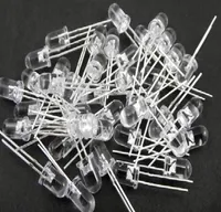 2021 5 color 1000pcs/lot 5mm White Red Blue Green Yellow Straw Hat Ultra Bright LEDS Diode Kit led 5mm Straw Hat LED Light Diodes Free