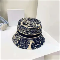Cloches Hats & Caps Hats, Scarves Gloves Fashion Accessories Animal Print Bucket Hat Men And Women Cotton Flat Sun Tie Dye Fisherman Wide Br