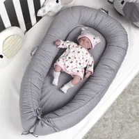 80x50cm Portable Baby Bed Tissu Coton Baby Nest Reducteur De Lit Bebe Crib Baby Bed Cuna De Viaje 2103114079811