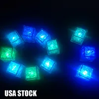 Mini Party Lights Square Stage Stage Lighting Change Led Ice Cubes Cubess incandescente Lampeggiante Lampeggiante Fornitura novità
