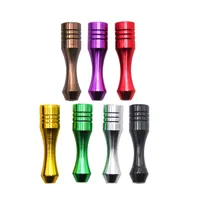 Portable smoking Snuff Snorter Bottle Aluminum Metal Bowling Ball Snuff Snorter Bottle Hand Pipe Sniff Smoking Mini Pipes Filter